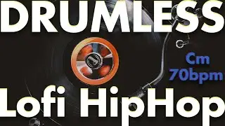Lofi Hip Hop -Drumless Track-'Bizness Piano' //70bpm Key=Cm