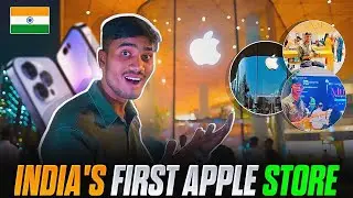 I Visited India’s 🇮🇳 First Apple Store | Vlog of Apple Store In Mumbai | BKC Mumbai 