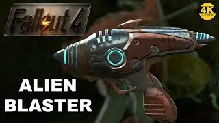 FALLOUT 4 ALIEN CRASH SITE LOCATION - ALIEN BLASTER  - XBOX SERIES X 4K 60FPS