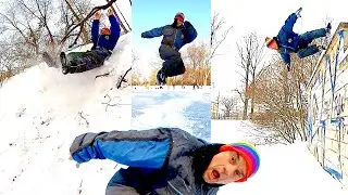 Forget Parkour... This Is Winter Fun!