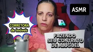 Asmr- Roleplay corretora de imóveis fazendo seu contrato de aluguel 🤤🥱🤤