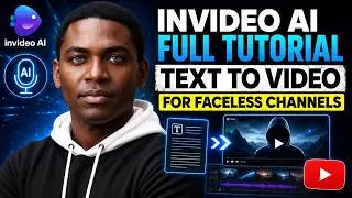 Invideo AI Full Tutorial Text to Video For Faceless Channels