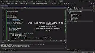 SFML Particle Fountain Simulation in C++ | Game Effects & Animation Tutorial