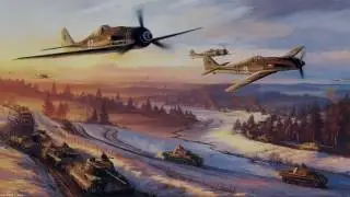 Russland Soviet WW2 Ambient Sounds Wind Gunfire Winter