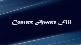 Photoshop tutorials : Content Aware Fill