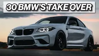 MOBBING MOUNTAIN ROADS WITH 30+ BMW'S - F87 M2 POV