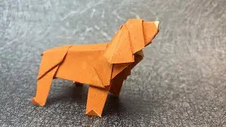 How to make an origami dog (Satoshi Kamiya) - 犬折り紙
