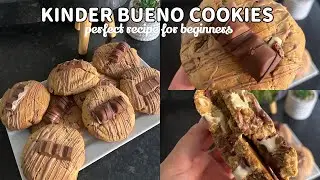 KINDER LOADED COOKIES EASY RECIPE