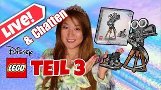 🥳 TEIL 3 DISNEY LEGO aufbauen & CHATTEN ❤️