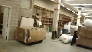 BUSTED: Montgomery Hydraulic Freight Elevator @ JCPenney, Monmouth Mall, Eatontown, NJ