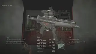 Resident Evil 4 remake fully upgraded weapon comparison, LE5 with Biosensor scope attached