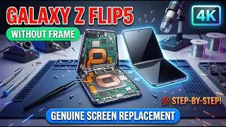 Samsung Galaxy Z Flip 5  (SM-F731B) Without Frame LCD Screen Replacement Full Video Tutorial