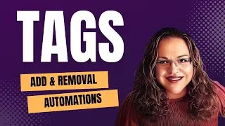 Trigger automations when removing or adding tags on High Level