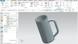 NX11 - HANDLED GLASS MODELING