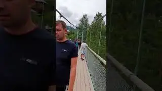 Иду на остров Патмос по подвесному мосту | Горный Алтай | Чемал