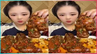 🎧🔥 ASMR MUKBANG: Savoring Spicy Pork Belly with Real Sounds 🍖 | #34