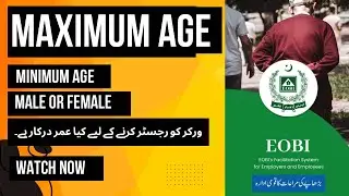 Maximum Or Minimum Age for Worker Registration | Male or Female |
