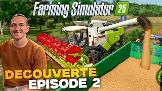 DÉCOUVERTE DE FARMING SIMULATOR 25 #2