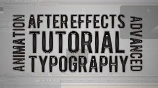 Typography Text Animation - After Effects