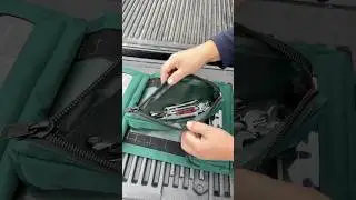 Make Your Own Tool Roll Bag With Zippered Pouches