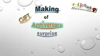 How to make Marriage Anniversary Surprise|| Surprise Creation|| Art creation|| Anniversary Gift