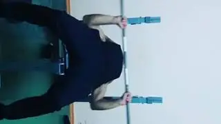 взрывной жим штанги лёжа. вес штанги 50кг