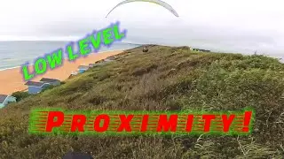 Crazy fun paragliding proximity