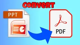 how to convert ppt to pdf