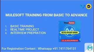 MULESOFT TRAINING -:-  BATCH C -:- DAY 09