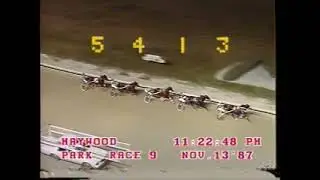 1987 Maywood Park INCREDIBLE FINALE Tom Harmer