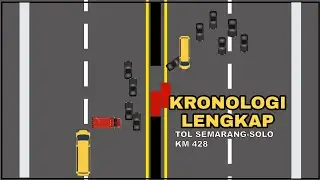 Kronologi dan Ilustrasi Kecelakaan Karambol TOL Semarang - Solo KM 428 (Chacha Sherly)