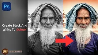 How to make black and white images to colour in photoshop