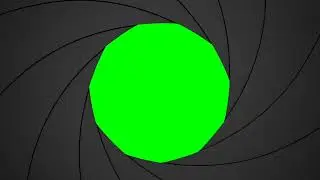 Camera Aperture Opening Animation | Green Screen Effect for Editors