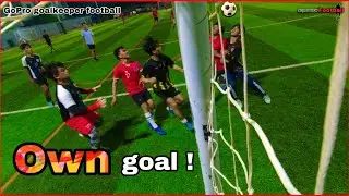 GoPro football saves & Own goal (field goalie)