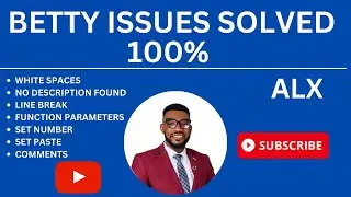 SOLVING BETTY DOCUMENTATION ISSUES