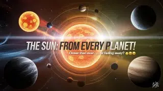How the Sun looks From Other Planets 🙀🌅☀️