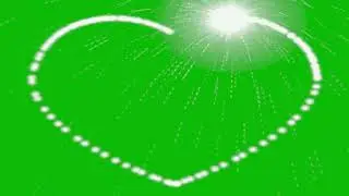 Green Screen Heart Love Effect