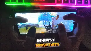 BGMI BEST ANDROID SENSITIVITY IQOO-Z7 HANDCAM TEST 4 FINGER CLAW GYRO HANDCAM BGMI TEST IN IQOO-Z7