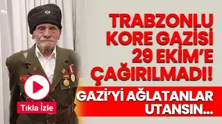 Trabzon'da Kore Gazisi etkinliklere çağırılmadı! Daha kaç yıl görecek?