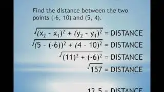 7.5b.3 - Distance Formula Example Problems