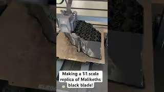1:1 Scale Replica of Malikeths Black Blade is being printed! #props #cosplay #3dprinting #eldenring