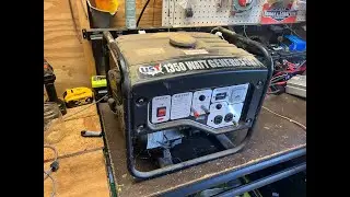 UST 1350 Watt Generator - Ran 3/10's Of An Hour & Sat For 5 Years - Will it Run Again?