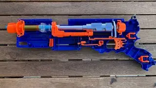Nerf Longstrike pump action mod