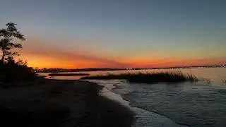 Seidler Beach, Old Bridge, NJ, sunset (30 min) #njzen #njbeaches #oldbridgenj #asmrbeach