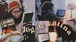 vlog - um dia produtivo na minha vida // estágio, fim de semestre e leituras