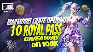 MARMORIS X-SUIT OPENING | 10 RoyalPass Giveaway on 100k | PUBG MOBILE