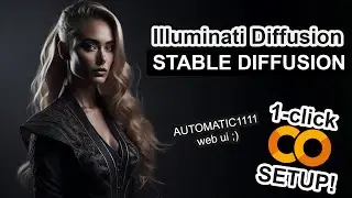 Illuminati Diffusion - Stable Diffusion 1-CLICK Google Colab Setup