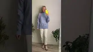 Красивый голубой свитер с AliExpress #aliexpress
