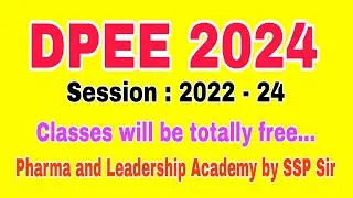 DPEE 2024|Diploma in Pharmacy Exit Examination