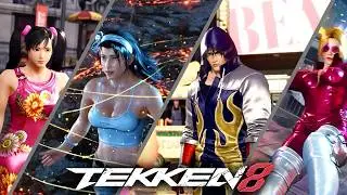 Tekken 8 DLC Legacy Outfits Showcase Vol.1 ALL CHARACTERS